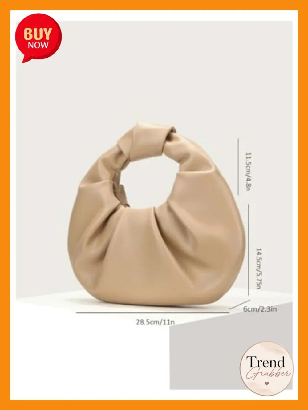 Verdusa Ruched Evening Bag PU Leather Clutch Purse Trendy Small Hobo Handbag